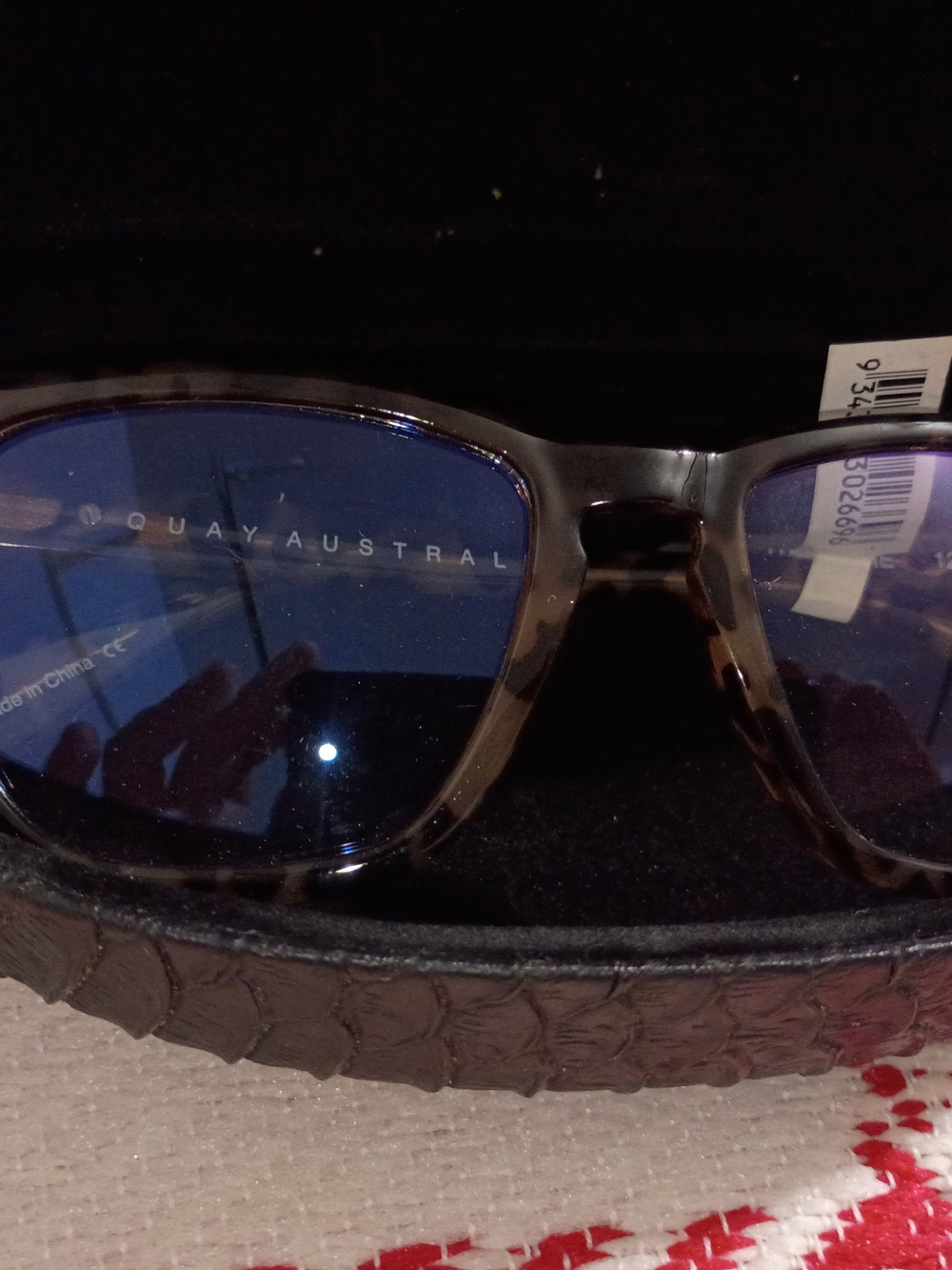 Blue Lens Quay Glasses